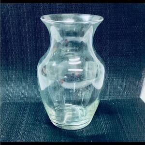 Medium Sized Clear Glass Vase